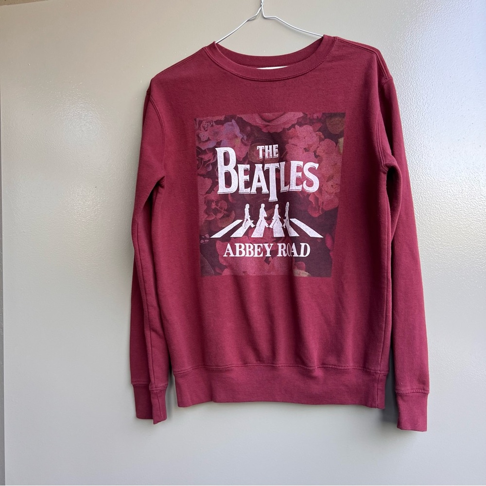THE BEATLES (2020) Official Apple Women's "Abbey Road" Sweatshirt Pop-art Size S - Picture 2 of 7